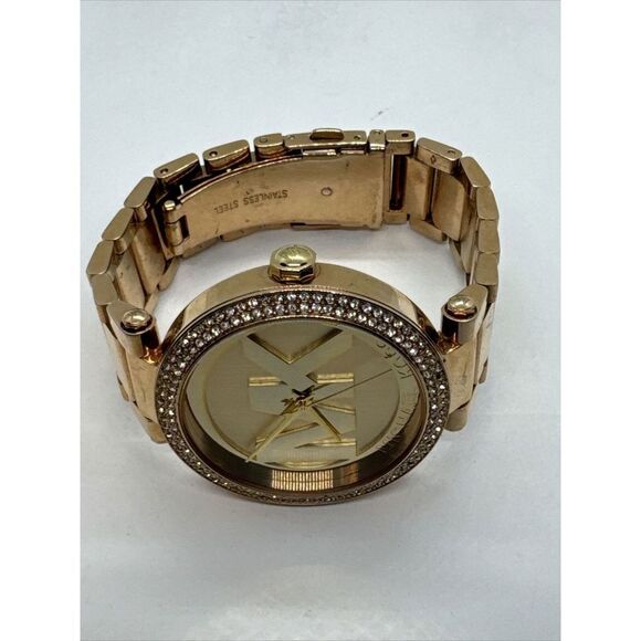 Michael Kors Parker MK5865 Women Rose Gold Analog Dial Quartz Wrist Watch JNA437 main image 4